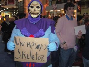 Unemployed Skeletor